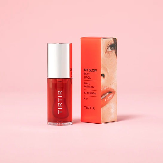 TIRTIR My Glow Lip Oil Rosy - Масло за устни с хидратиращ ефект Роза