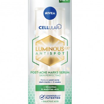 Nivea Cellular Luminous Post-acne marks Серум за лице против пигментни петна от акне 3в1 х30 мл