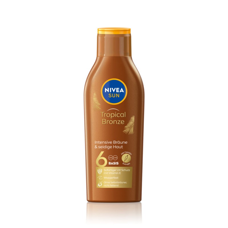 NIVEA SUN TROPICAL BRONZE MILK SPF6