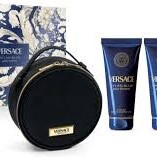 Versace Pour Femme Dylan Blue - Подаръчен комплект за жени: 100мл парфюм EDP + лосион за тяло 100мл + душ гел 100мл+несесер